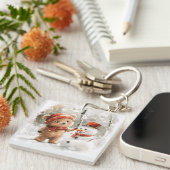 Teddy Bear und Snowman Schlüsselanhänger (Vorderseite rechts)