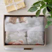 Teddy Bear und Snowman Seidenpapier (Geschenk)