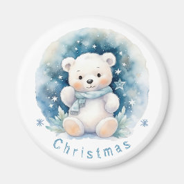 Teddy Bear und Weihnachten Magnet