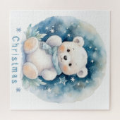 Teddy Bear und Weihnachten Puzzle (Horizontal)