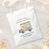 Teddy Bear Valentine Mail Truck Geschenktütchen (Ausgeschnitten)