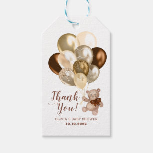 Teddy Bear Vielen Dank Baby Shower Favoriten Gesch Geschenkanhänger