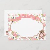 Teddy Bear Vielen Dank, dass Sie Notizen Teddy Bea (Vorne/Hinten)