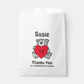 Teddy Bear Vielen Dank Geschenktütchen (Vorderseite)