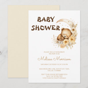 Teddy Bear von SFD Baby Shower Einladung
