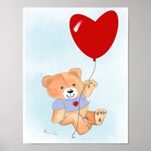 Teddy Bear Wall Art Poster (Vorne)