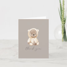 Teddy Bear Watercolor Gelb Braune Neutral