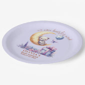 Teddy Bear We Can Bearly Wait Paper Plate Pappteller (Schrägansicht)