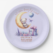 Teddy Bear We Can Bearly Wait Paper Plate Pappteller (Vorderseite)