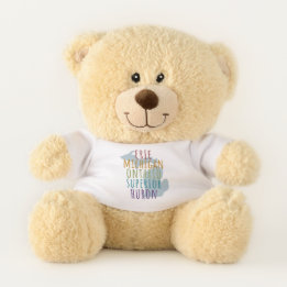 Teddy Bear Wearing Great Lakes Mitten State Tee Teddybär