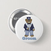 Teddy Bear Wedding - Anpassen Button (Vorne & Hinten)