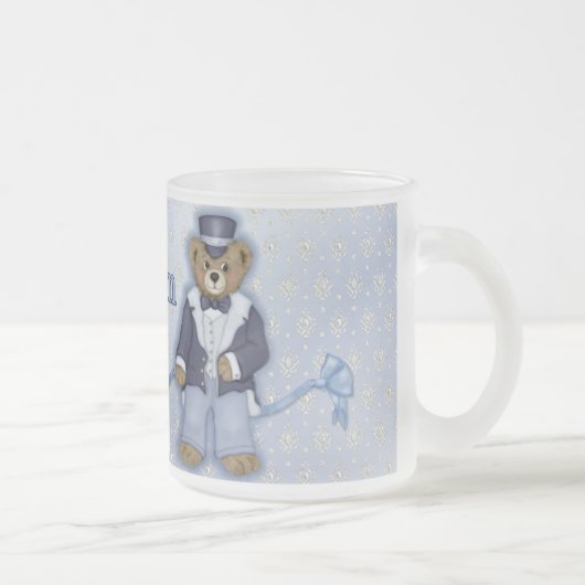 Teddy Bear Wedding - Anpassen Mattglastasse (Rechts)