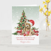 Teddy Bear Weihnachtsbaum Meine 1. Weihnachtskarte Karte (Gelbe Blume)