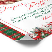 Teddy Bear Weihnachtsdusche Windeln Windelwanne Ra Poster (Ecke)