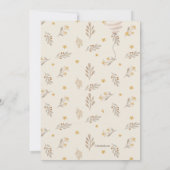 Teddy Bear Welcome Baby Card Einladung (Rückseite)