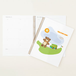 Teddy Bear Welcome Baby Kinderzimmer Design Planer