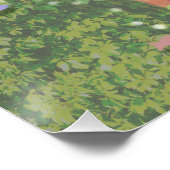 Teddy Bear & Wind Chimes Poster (Ecke)