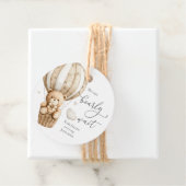 Teddy Bear wir können frühes Abwarten Baby Dusche Geschenkanhänger (Beispiel)