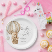 Teddy Bear wir können frühes Abwarten Baby Dusche Pappteller (Party)