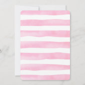 Teddy Bear wir können frühzeitig abwarten Mädchen Einladung (Rückseite)