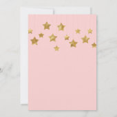 Teddy Bear wir können frühzeitig Mädchen Baby Dusc Einladung (Rückseite)