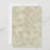 Teddy Bear wir können frühzeitig neutrale Babydusc Einladung (Rückseite)