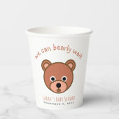 Teddy Bear wir können frühzeitig Niedliche Baby-Du Pappbecher (Vorderseite)