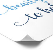 Teddy Bear, wir können frühzeitig warten, um Sie D Poster (Ecke)