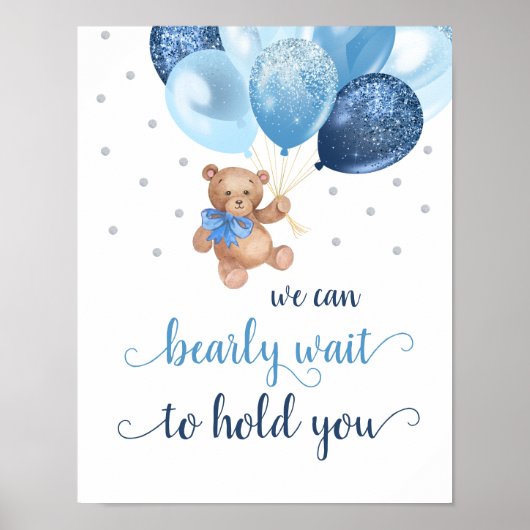 Teddy Bear, wir können frühzeitig warten, um Sie D Poster (Vorne)