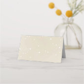 Teddy Bear with Sage Balloons  Place Cards Platzkarte (Rückseite)