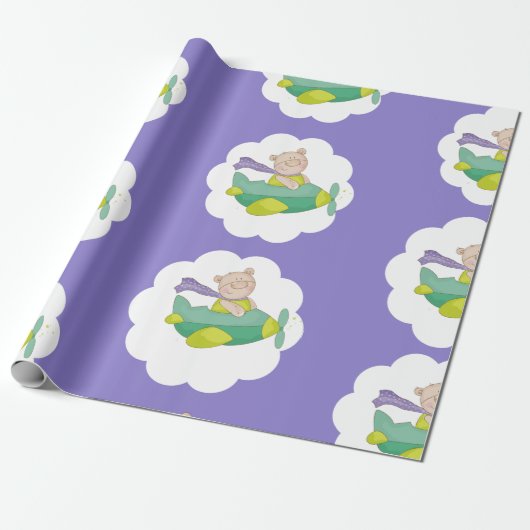 Teddy Bear Wrapping Paper Geschenkpapier (Ungerollt)