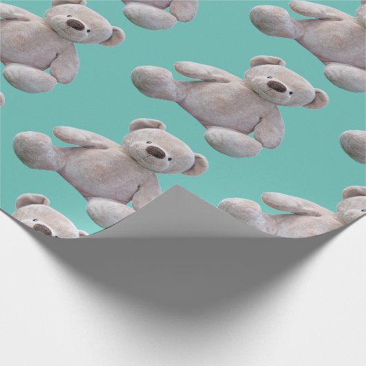 Teddy Bear Wrapping Paper Geschenkpapier (Ecke)