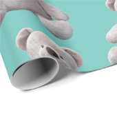 Teddy Bear Wrapping Paper Geschenkpapier (Rolleneckpunkt)