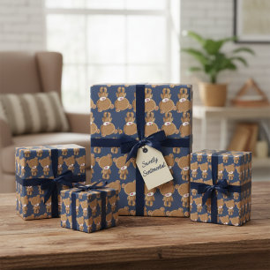 Teddy Bear Wrapping Paper Geschenkpapier Set