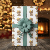 Teddy Bear Wrapping Paper Sheets Geschenkpapier Set