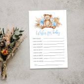 Teddy Bear wünscht eine Babykarte