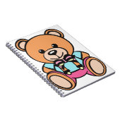 Teddy Bear Zeichnend Notizblock (Rechte Seite)