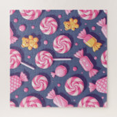 Teddy bears and candy pattern puzzle (Vertikal)