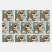 Teddy Bears and Hearts Gift Wrap HAMbyWG Geschenkpapier Set (Vorderseite 3)