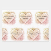 Teddy Bears and Hearts Gift Wrap HAMbyWG Geschenkpapier Set (Vorderseite)