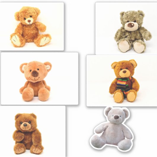 Teddy Bears Aufkleber (Vorderseite)