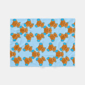 Teddy Bears Baby Blanket Fleecedecke (Vorderseite (Horizontal))