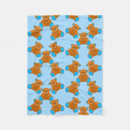 Teddy Bears Baby Blanket Fleecedecke