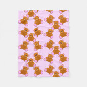 Teddy Bears Baby Blanket Fleecedecke (Vorderseite)