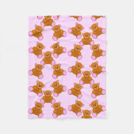 Teddy Bears Baby Blanket Fleecedecke