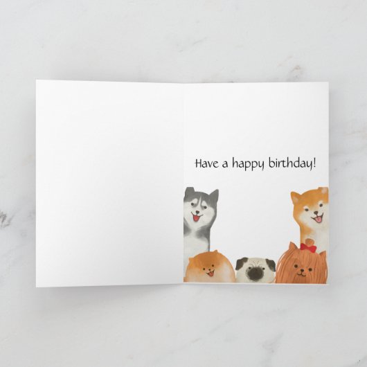 Teddy Bears & Balloons Karte (Innenseite)