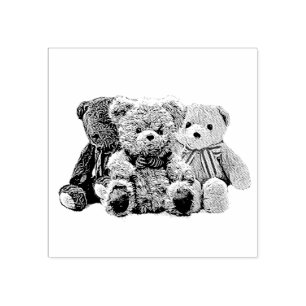 Teddy Bears Briefmarke Gummistempel