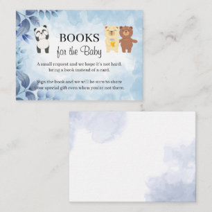 Teddy Bears Bringen Sie ein Buch Baby Showcard Platzkarte