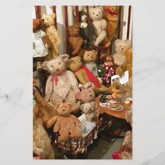 Teddy Bears Collectors Paradies Briefpapier (Vorderseite)