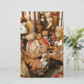 Teddy Bears Collectors Paradies Briefpapier (Stehend Vorderseite)